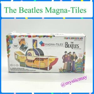 New Sealed The BEATLES Special Edition MAGNA-TILES 53-Pc Structure Building Set